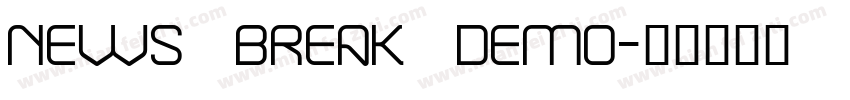 News break Demo字体转换